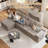 140" Modular Cloud Sectional Sofa With 1 Ottoman,Modern Minimalist Upholstered Couches, Comfort L Shaped Sofa For Living Room,Deep Seat Corner Couch,No Assembly Required,5 Seater-8668420