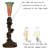 Ameya Resin And Metal Desk Lamp-2114130026