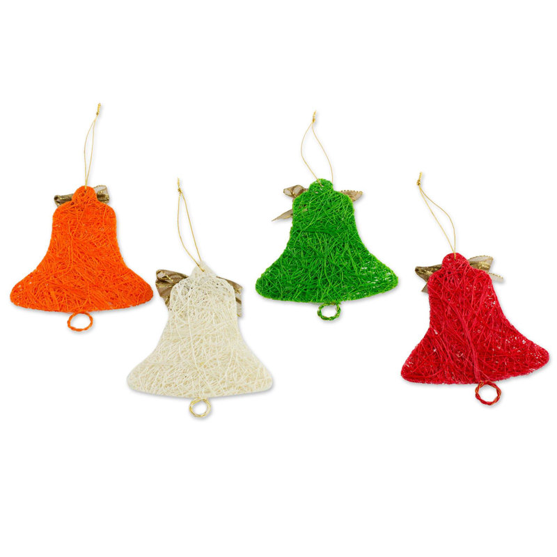 Joyous Bells Natural Fiber Ornaments