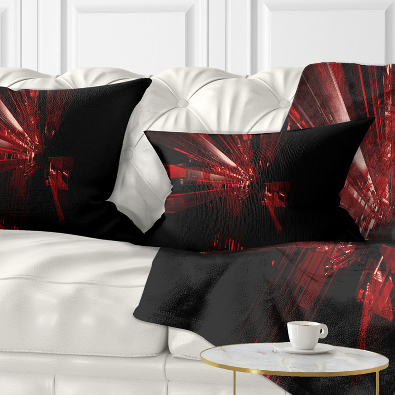 Coussin lombaire abstrait