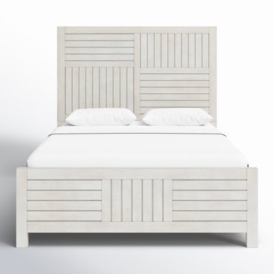 Tyson Full Solid Wood Panel Bed