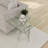 24 Inch Clear Tempered Glass End Table Set Couch Side Table With Mirrored Silver Base Set Of 4