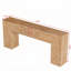 Table de canapé 70,86 po de long, table de ferme derrière le canapé pour le vestibule, la chambre à coucher, le couloir, les petits espaces
