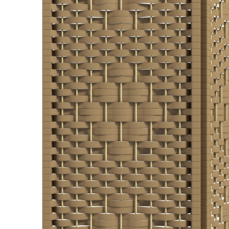 Cloison 3 panneaux. Paravent naturel tissé à la main. Ajoute de l'intimité aux espaces de vie. , Papier double face. Pour la pièce, la chambre à coucher, le bureau. Pliable, peu encombrant. Aucun assemblage requis 3 pliant