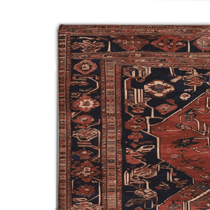 Turkish Brown Indoor and Outdoor Area Rug, Rectangle 2' x 3'