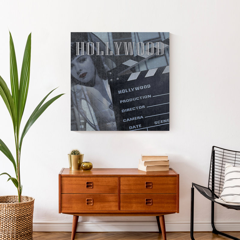 " Hollywood Production ", 24" H x 24" W x 1.25" D