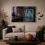 Art mural sur toile Glowing Blue Skeleton-158327576