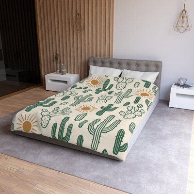 Microfiber Duvet Cover Boho Style, Design 17