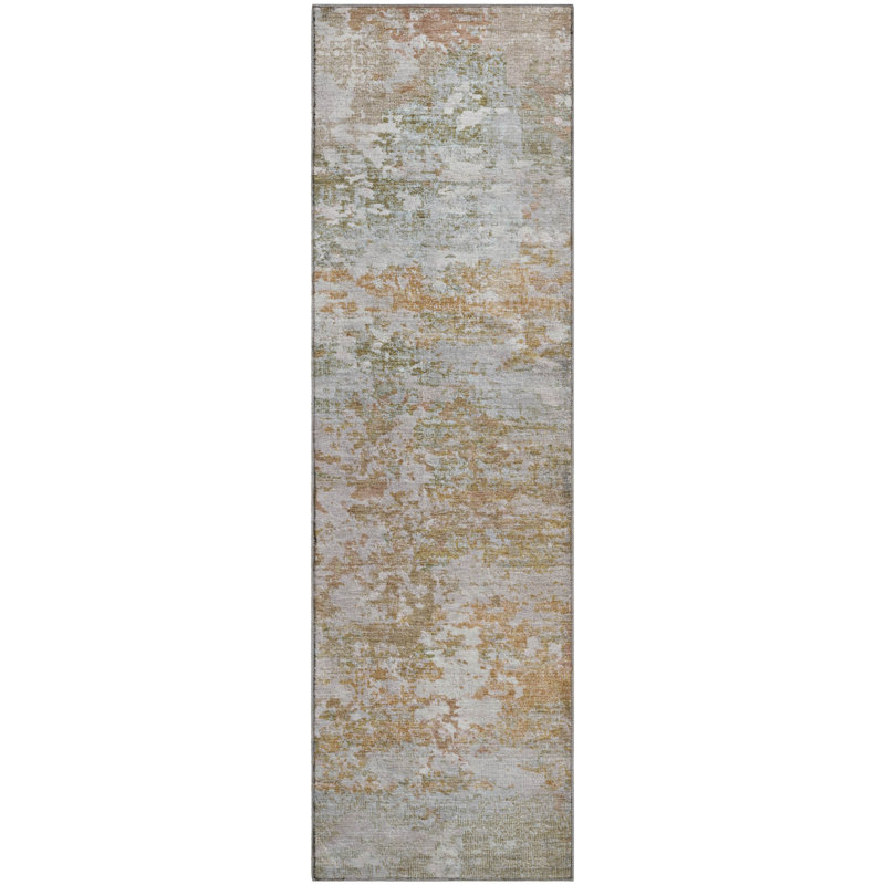 Premium Machine Washable Ashington AMF1830 Modern Rug, Runner 2'3" x 7'6"