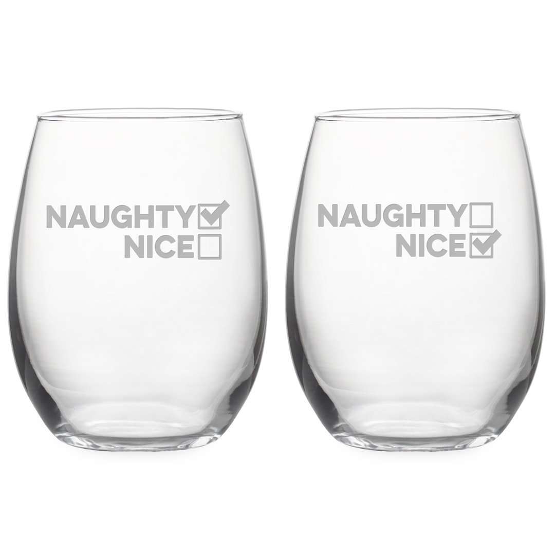 21oz. Wine Glass Set The Holiday Aisle®