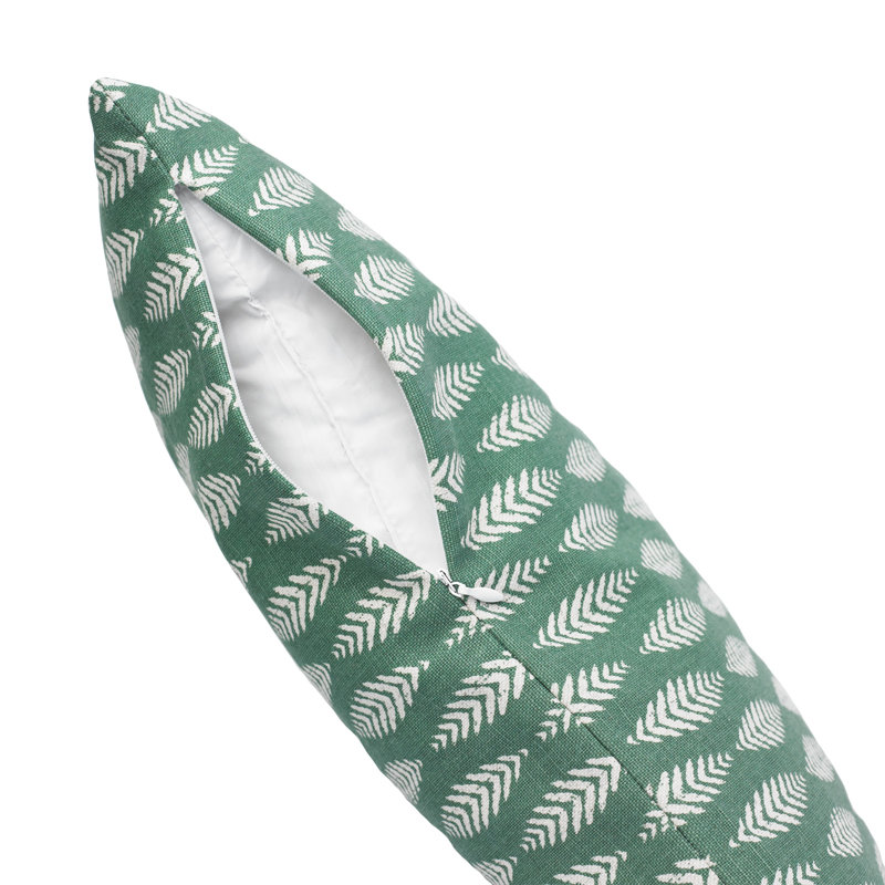 Coussin décoratif, Vert, H 24 po x l 24 po x P 4 po