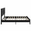 Lit plateforme en bois durable avec rangement pratique sous le lit-1891736172