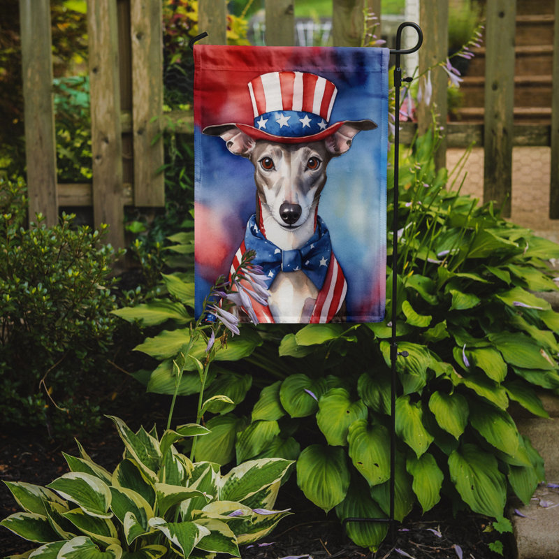 Drapeau patriotique du jardin américain, Lévrier Whippet