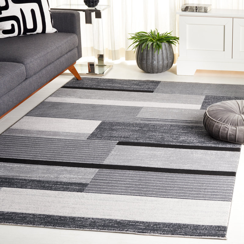 Novello Performance Geometric Rug, Rectangle 5'3" x 7'6"