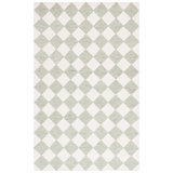 Ebony Hand Tufted Wool Pile Checkered Rug
