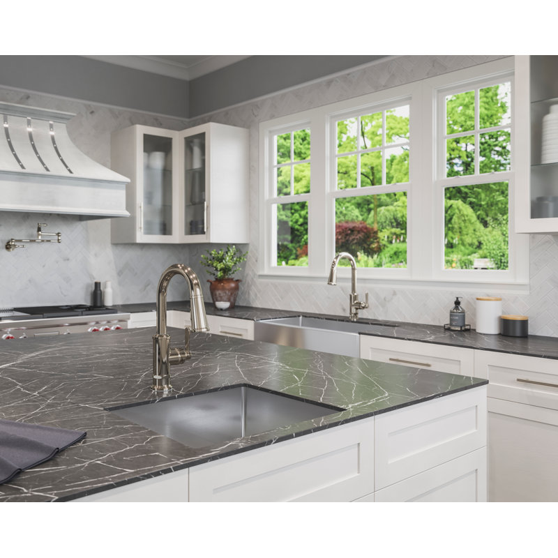 Pull Down Bar Faucet, Polished Nickel