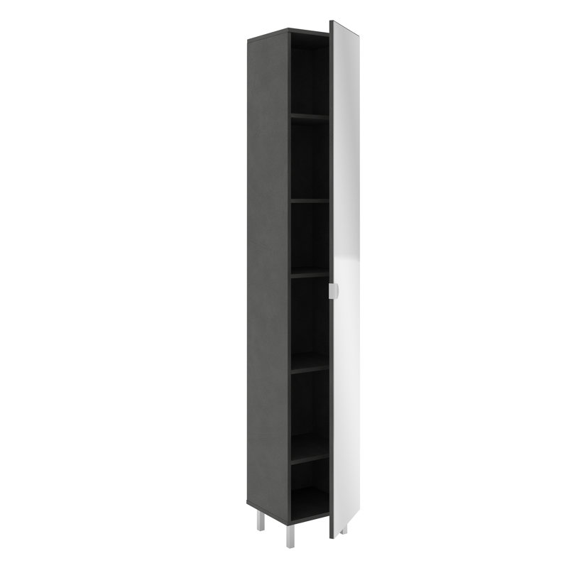 Kwi Freestanding Linen Cabinet