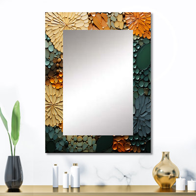 «Hardedge Art Earthy Euphony VI», peinture murale à bord rigide, miroir décoratif moderne, impression d'art en métal