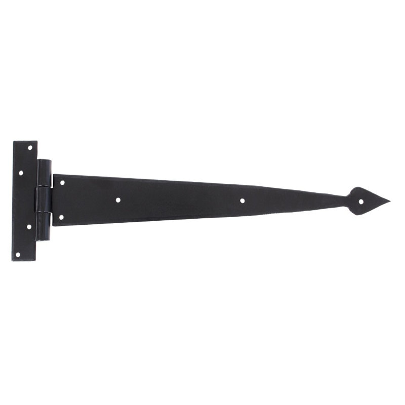 Arrow Head Beeswax T Hinge, Black