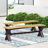 Classic Park Bench, Solid Wood Construction for Lasting Durability