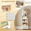 Plastic Laundry Cart with Wheels