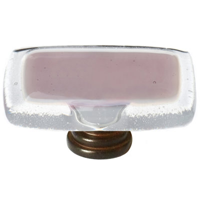Poignée longue en verre 2 po