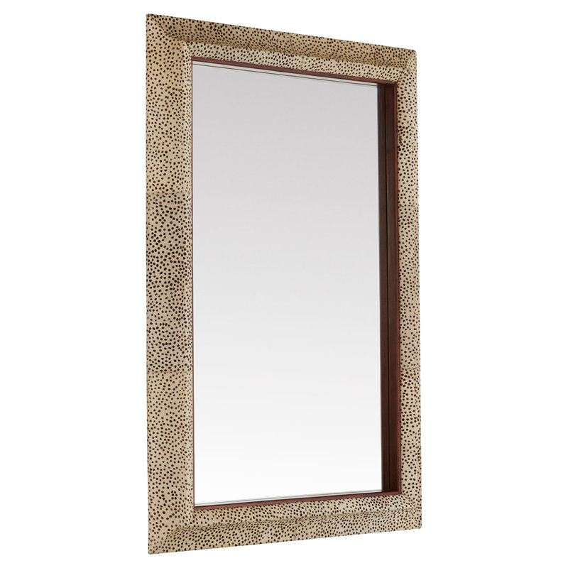 Gaborone Rectangle Leather Mirror