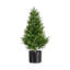 5 pi Arbre topiaire en forme de cône de romarin artificiel résistant aux rayons UV (intérieur / extérieur)-275459737