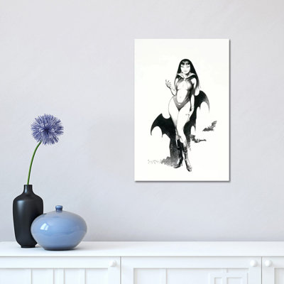 Vampire's Enticement 1 Piece Wrapped Canvas Painting
