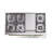 ILVE Nostalgie II Series Noblesse 48 inch Dual Fuel Range with 8 Sealed Burners, Griddle (Glass Door)-112295486-112295482-112295494