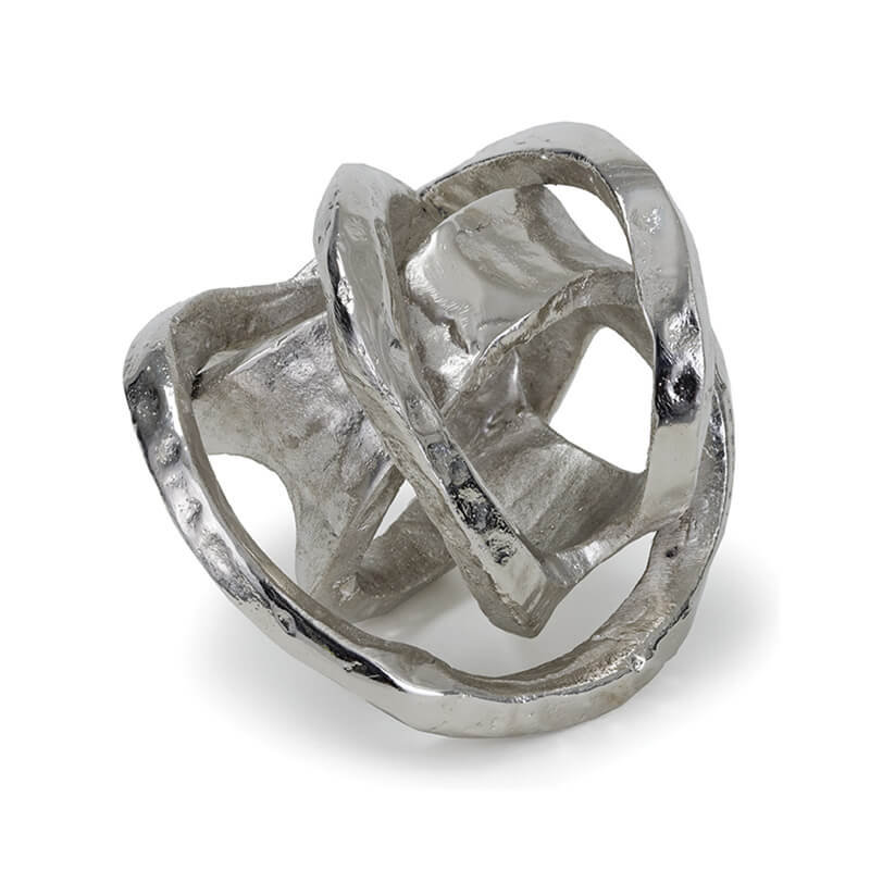 Metal Knot, Polished Nickel