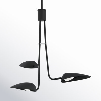 Inge 3 Light Dimmable LED Plug-in Pendant