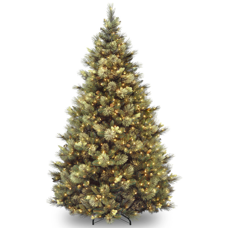 Slim Pre-Lit Pine Tree, 7.5'