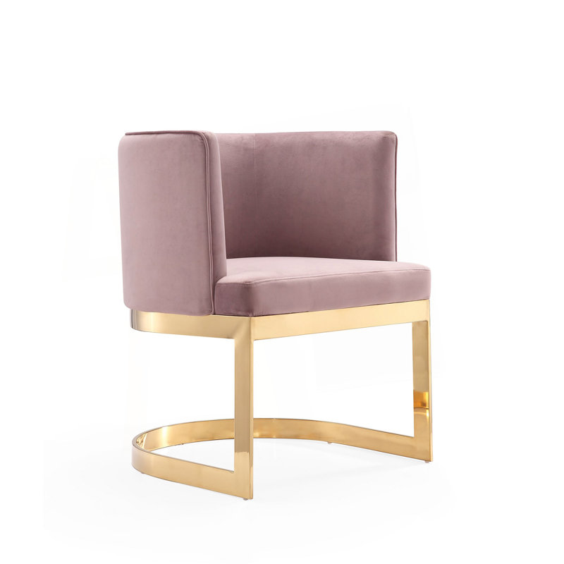 Chaise de salle à manger en rosé