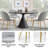 Velvet Upholstered Stacking Side Chair-748664327