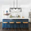 Lustre rectangulaire à 3 lumières pour îlot de cuisine Remon-1243136721