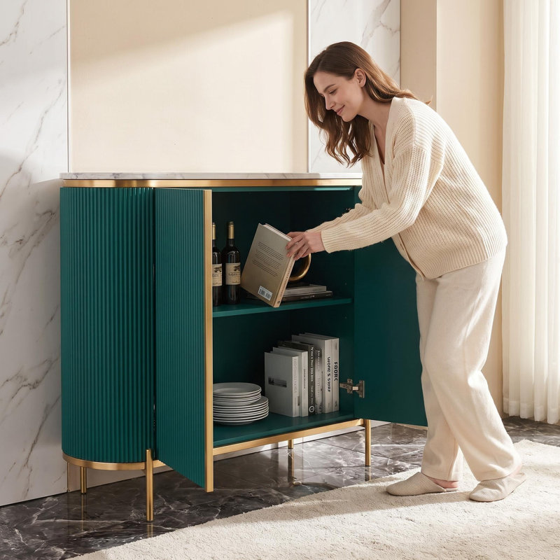 Buffet 47,24 po Modern Light Luxury, Dark green