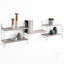 2 Piece Solid Wood Tiered Shelf