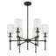 Lustre classique 6 lumières à abat-jour Tatianna-1302322698