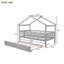 Lit simple en bois avec lit gigogne-201599642