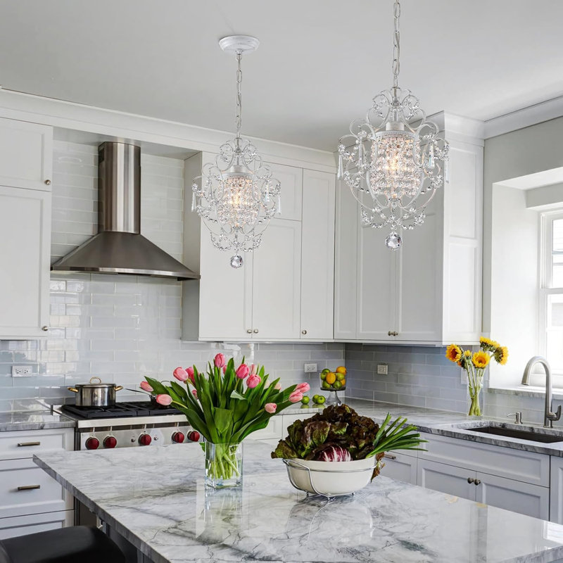 Small Crystal Chandelier