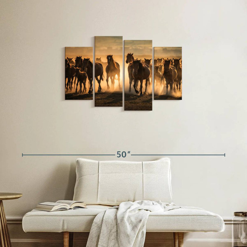 Chevaux de Sirapp en Cappadoce, H 22 po x l 36 po