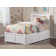 Flagg Solid Wood Storage Platform Bed with Footboard and Under Bed Drawers