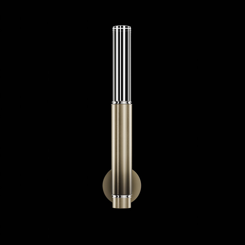 LED Wallchiere, Ombre Bronze/Nickel