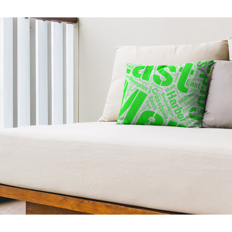 Coussin lombaire intérieur/extérieur memphis, Non, Vert