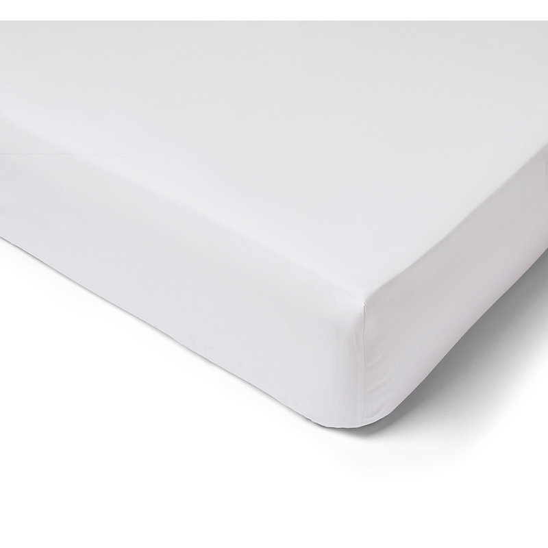Percale, White, 160 x 200cm