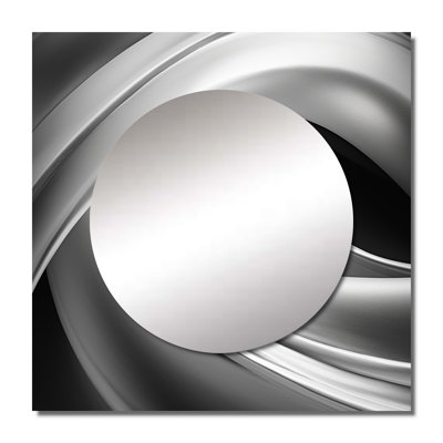Silver Speed I - Bicycle Square Mirror For Wall Art Decor