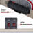 RayChee 58'' 2 -Player Air Hockey Table with Digital Scoreboard, 2 Pucks, 2 Pushers, Powerful Motor