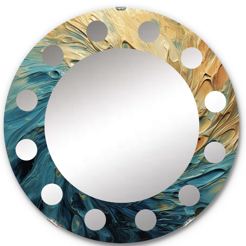 Miroir mural Peidmont, 24 po x 24 po