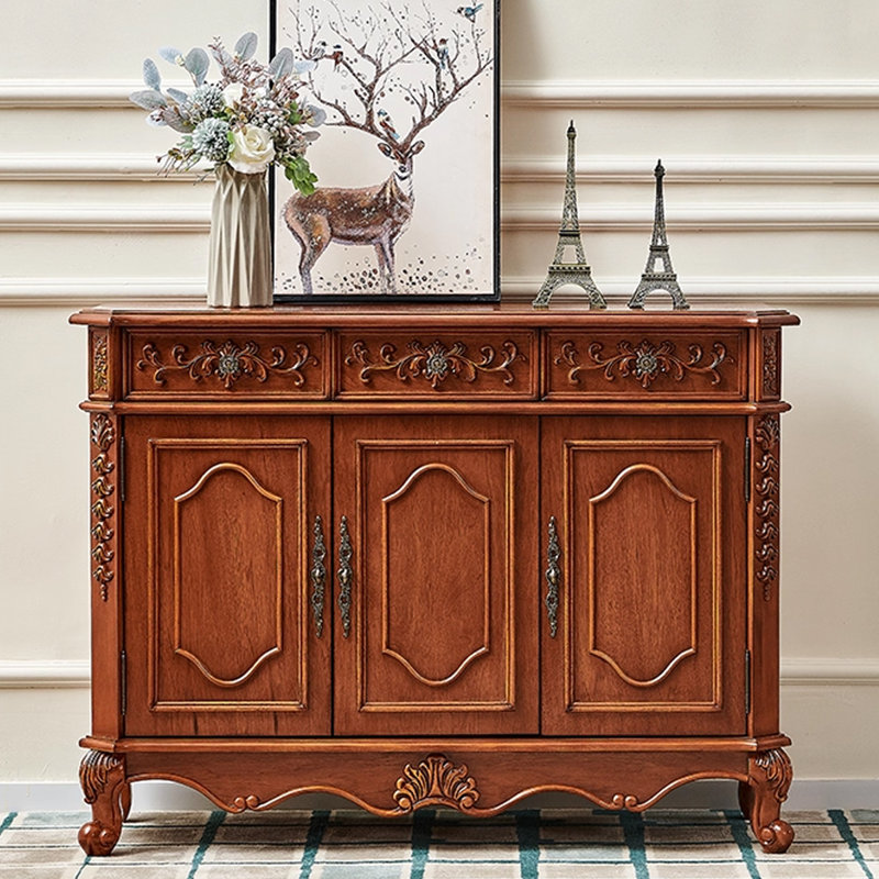 Cherry Solid Wood Shoe Storage Bench